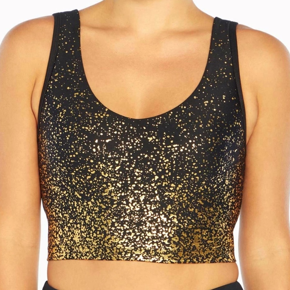 Marika carter black gold cage back XS